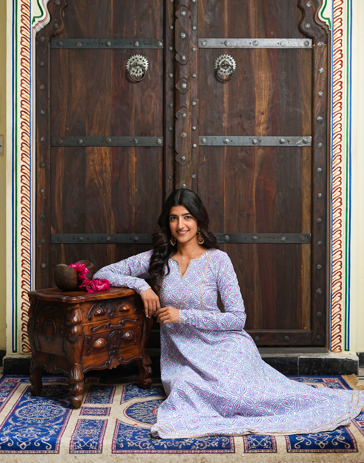Vraja - Bandhani Print Dress