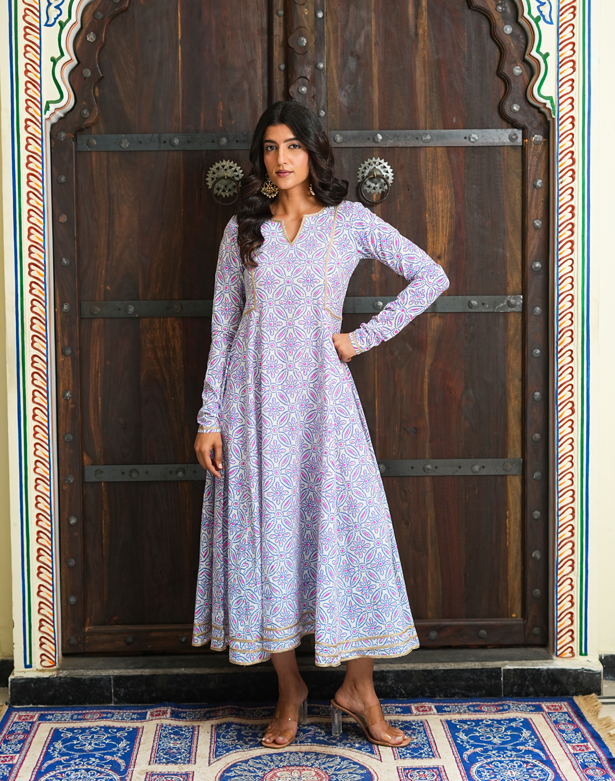 Vraja - Bandhani Print Dress